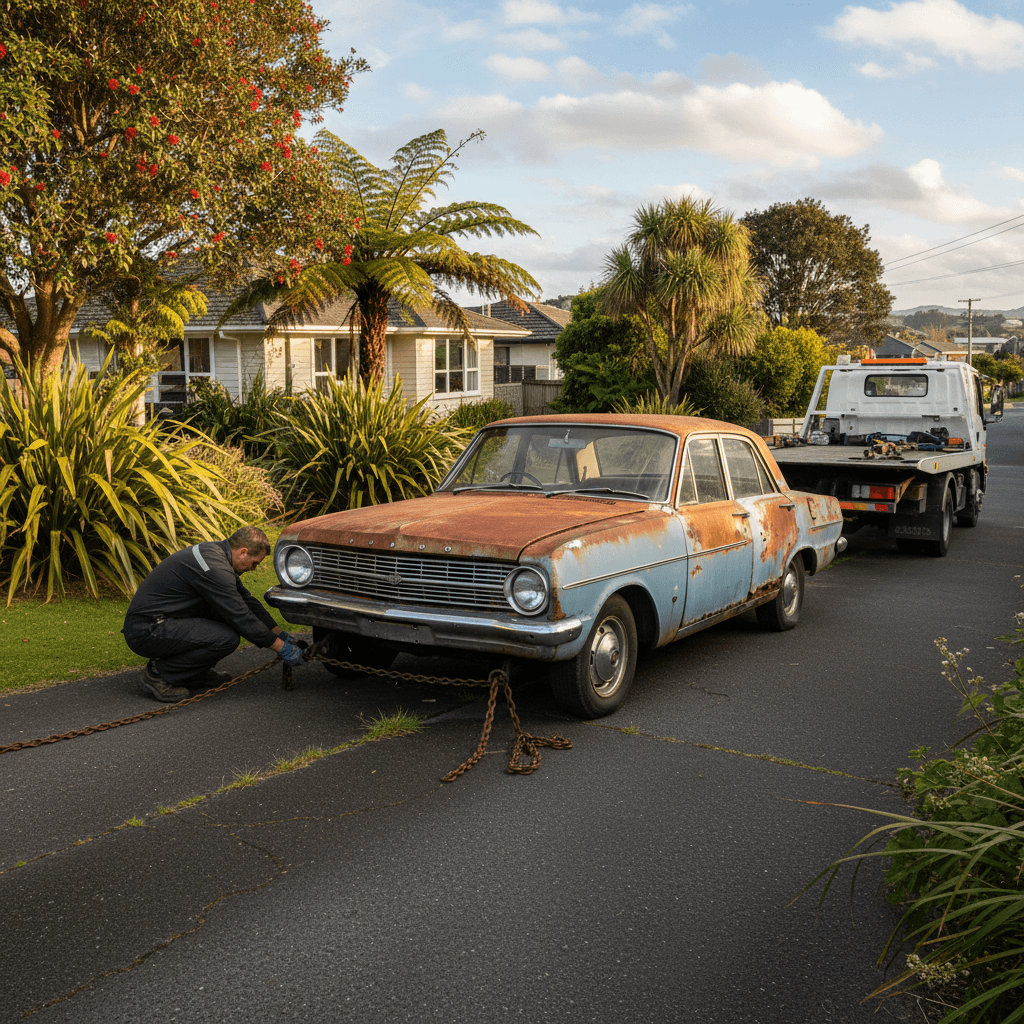 Car removal service in Plimmerton